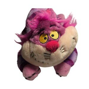 Disney Cheshire Cat Plush Toy Purple Pink Stuffed Animal beans alice wonderland